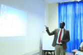 Dr. Solomon Njenga ICCA Ph.D Student presenting during the Annual Research Week