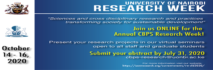 Annual Research Week 2020_Science for Sustainable Development