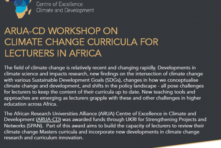 ARUA- CD  Online Workshop for Lectures