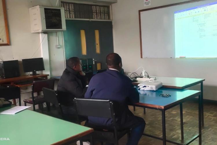 Consultative meeting with Univ of Rwanda visiting Lecturer at the Nowcasting Laboratory, Dept of ECS