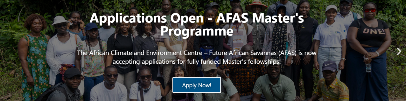 Call for Applications: AFAS Master’s Fellowships 2026