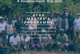 Call for Applications: AFAS Master’s Fellowships 2026